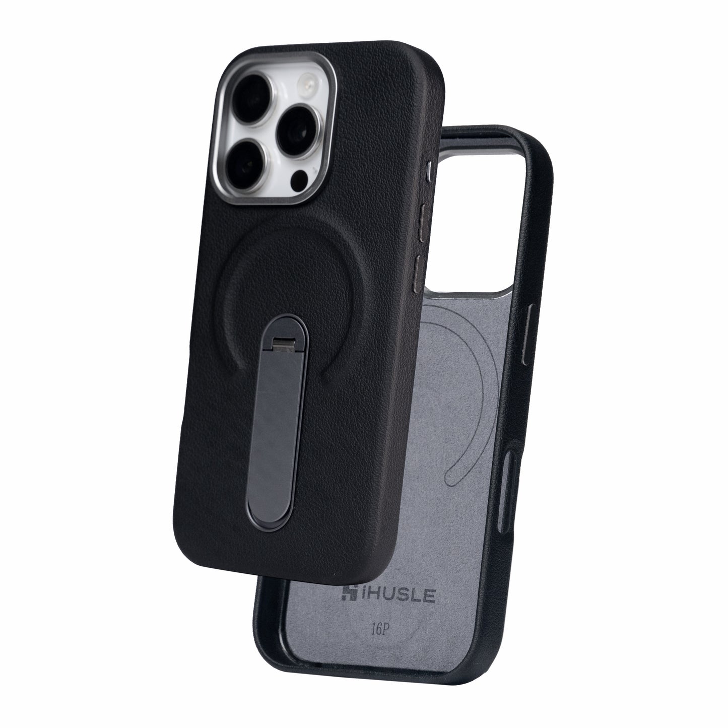 iHusle MagSafe Leather Stand Case