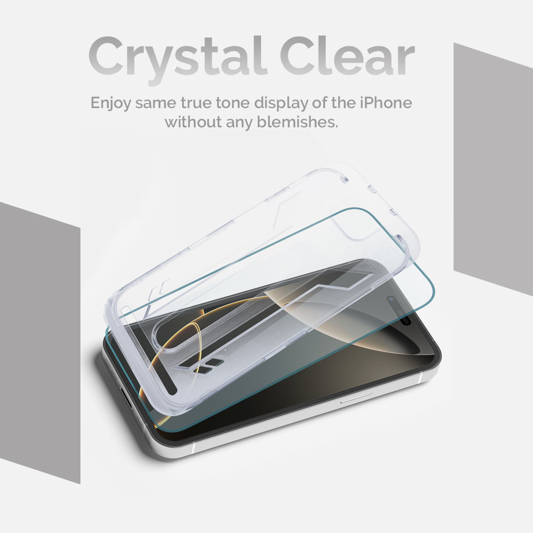 OG iHusle Combo = Premium Anti-Yellow Case + Camera Protector Lens + 2 Anti-Static HD Screen Protector
