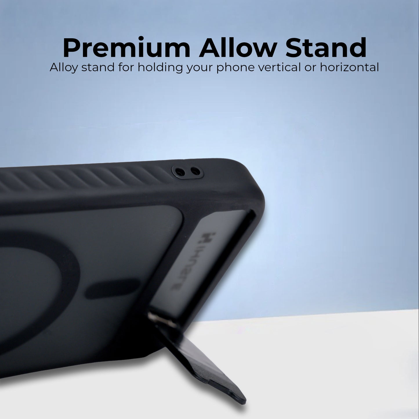 iHusle Premium Matte Stand Combo = Premium Matte Stand Case + Camera Protector Lens + 2 Anti-Static HD Screen Protector