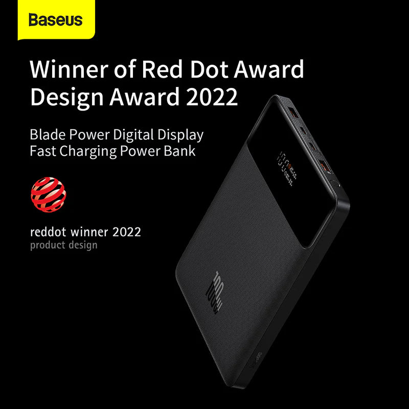 Baseus Blade Power Bank – 100W Ultra-Fast Charging with LED Display