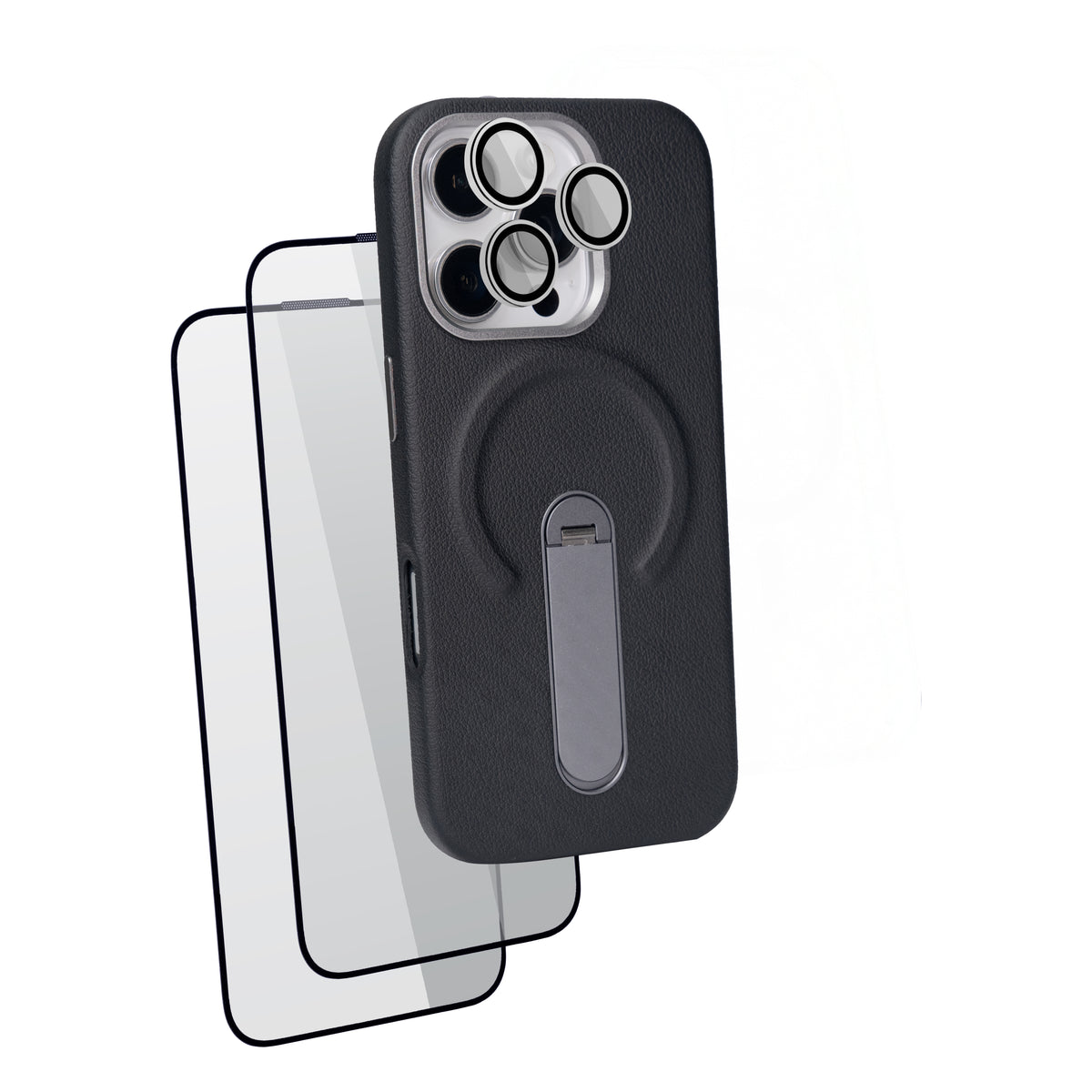 MagSafe Leather Stand Combo