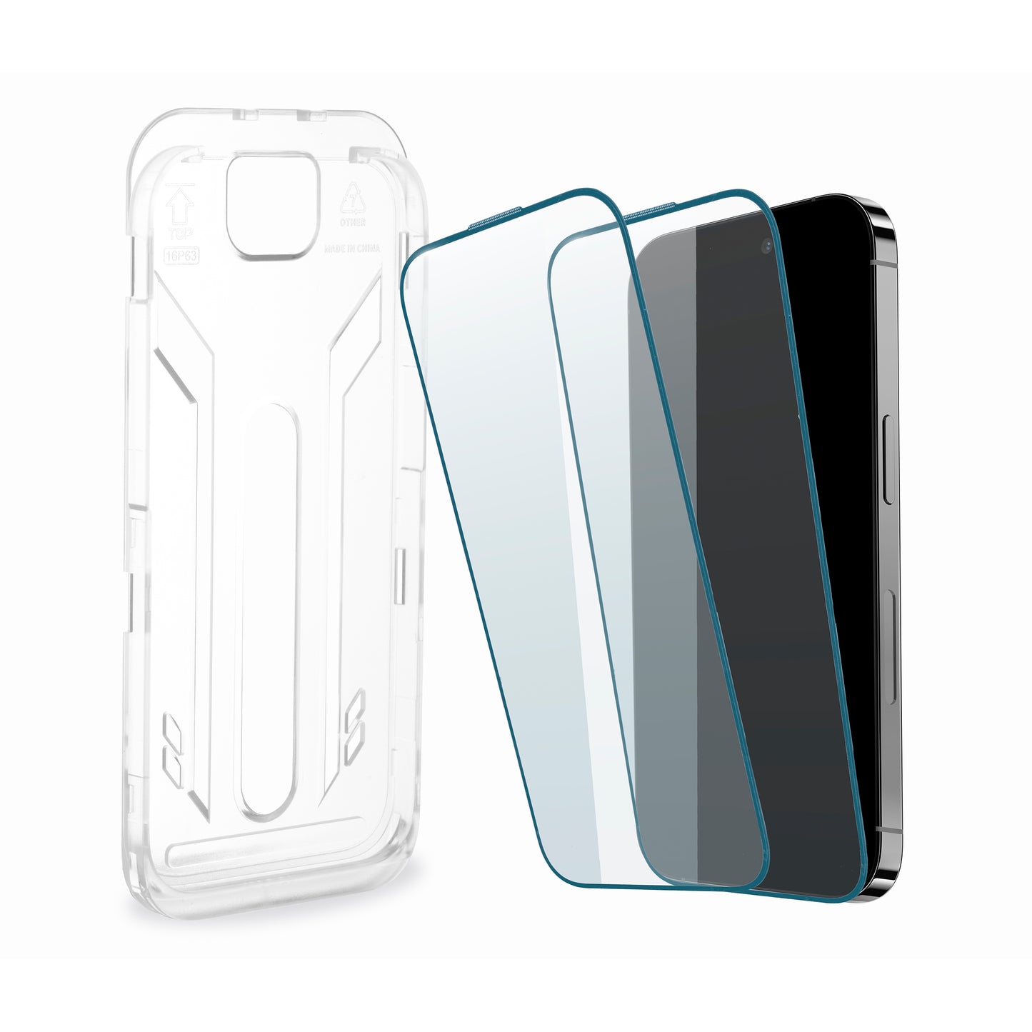 OG iHusle Combo = Premium Anti-Yellow Case + Camera Protector Lens + 2 Anti-Static HD Screen Protector