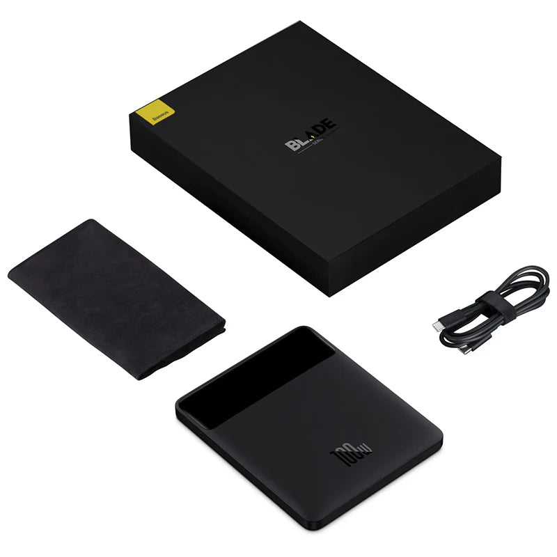 Baseus Blade Power Bank – 100W Ultra-Fast Charging with LED Display