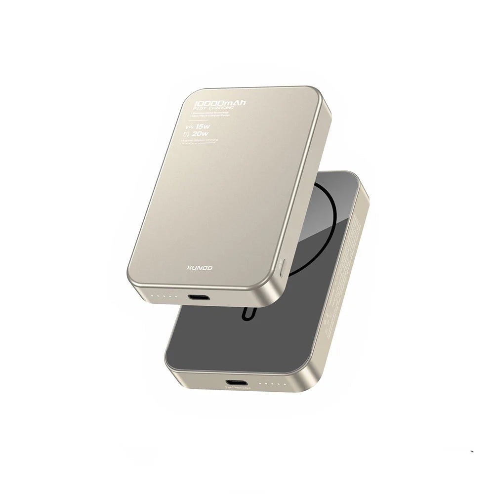 XUNDD XDPB-021 PD20W Metal Magnetic Wireless Power Bank (10000mAh)