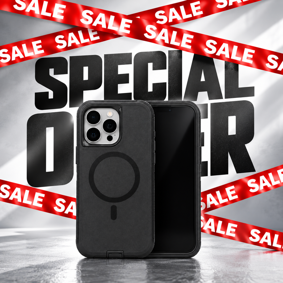 IPhone 15 Pro - Monster Case - Black
